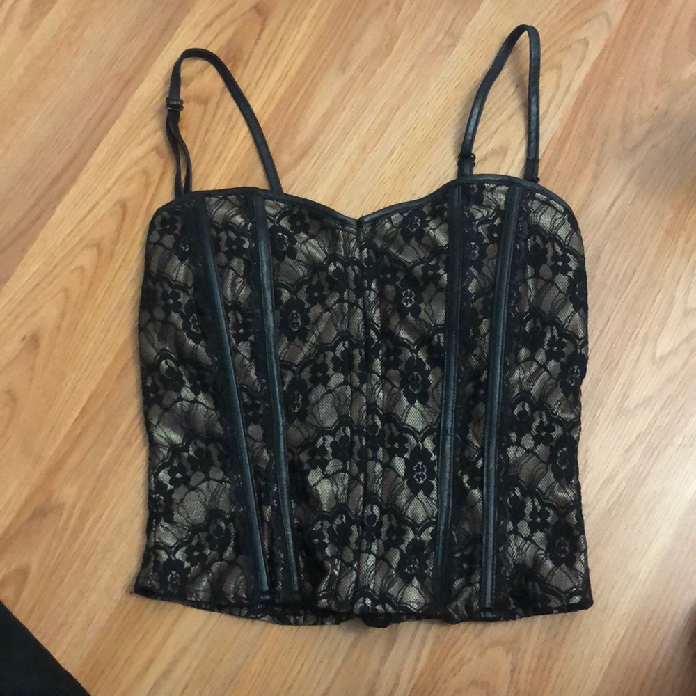 Black lace top